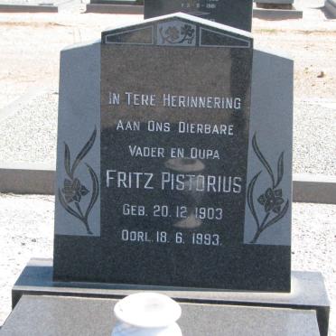 PISTORIUS Fritz 1903-1993