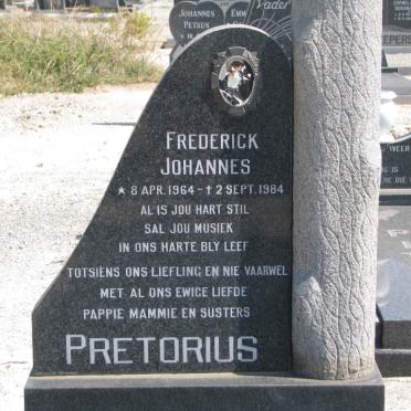 PRETORIUS Frederick Johannes 1964-1984