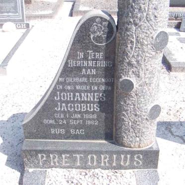 PRETORIUS Johannes Jacobus 1888-1962
