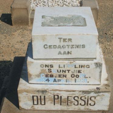 PLESSIS Baby Boy, du 1951-1951