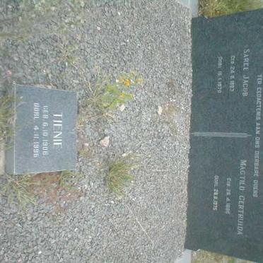 PLESSIS Sarel Jacob, du 1883-1970 &amp; Magtild Gertruida 1896-1975, Tieni 1906-1996