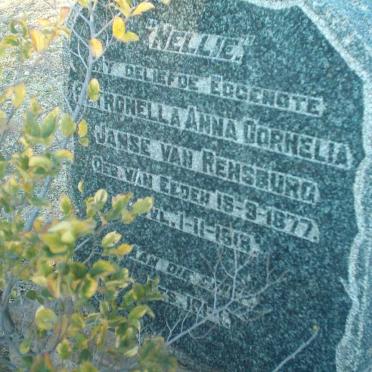 RENSBURG Petronella Anna Cornelia, Janse van nee VAN EEDEN 1877-1918