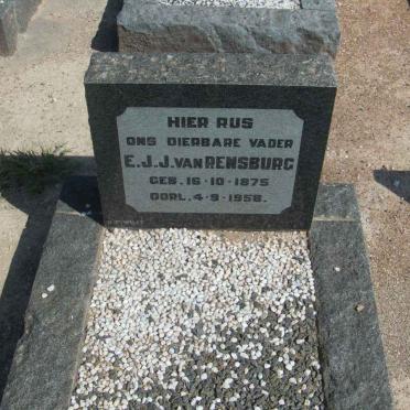 RENSBURG E.J.J., van 1875-1958
