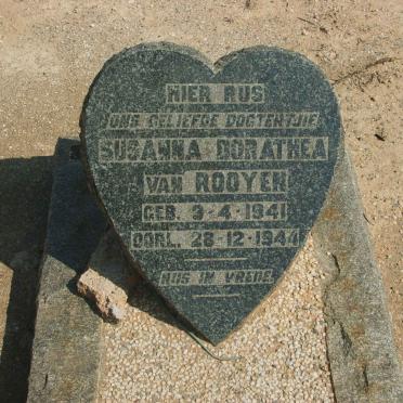 ROOYEN Susanna Dorathea, van 1941-1944 