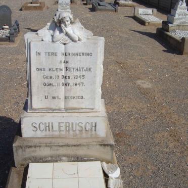 SCHLEBUSCH Rethatjie 1945-1947