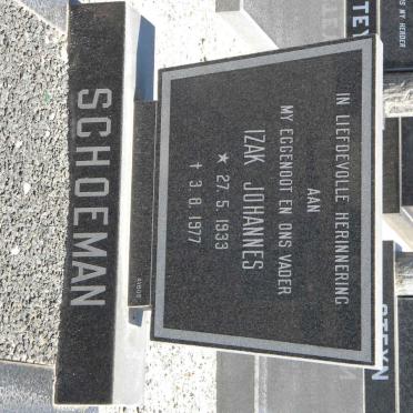 SCHOEMAN Izak Johannes 1933-1977