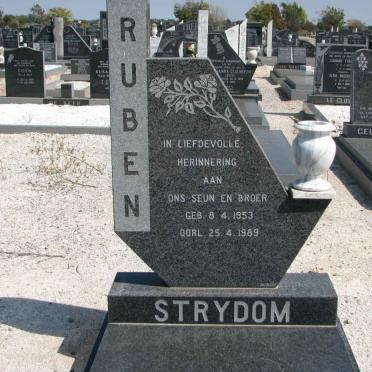 STRYDOM Ruben 1953-1989
