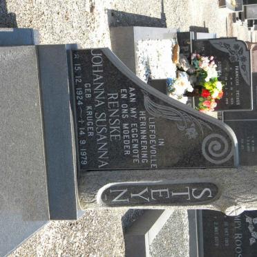 STEYN Renske Johanna Susanna nee KRUGER 1924-1979