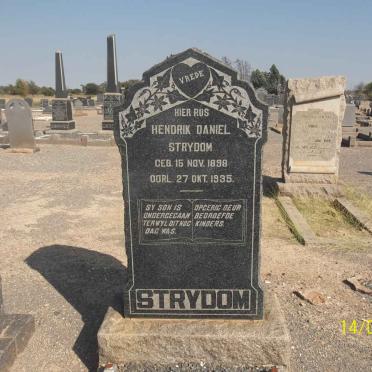 STRYDOM Hendrik Daniel 1898-1935