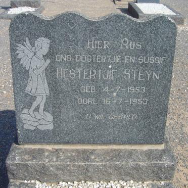 STEYN Hestertjie 1953-1953