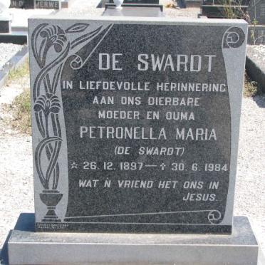 SWARDT Petronella Maria, de nee DE SWARDT 1897-1984