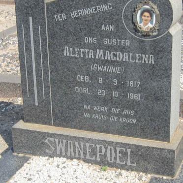SWANEPOEL Aletta Magdalena 1917-1961