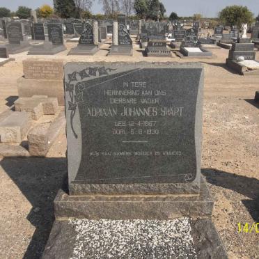 SWART Adriaan Johannes 1867-1930