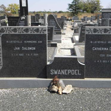 SWANEPOEL Jan Salomon 1893-1984 &amp; Catherina Cornelia DEKKER 1903-1978