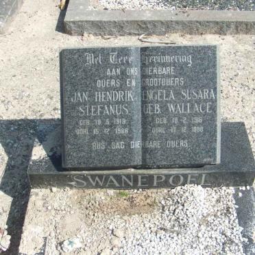 SWANEPOEL Jan Hendrik Stefanus 191?-1986 &amp; Engela Susara WALLACE 1916-1988