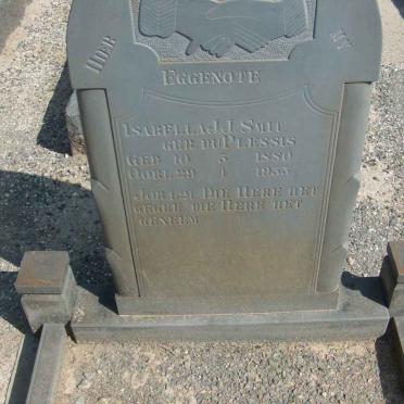 SMIT Isabella J.J. nee DU PLESSIS 1880-1955
