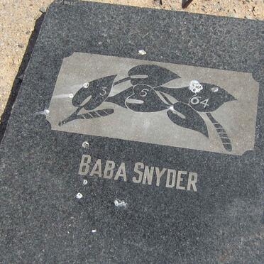 SNYDER Baba -1964