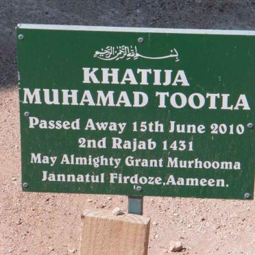 TOOTLA Khatija Muhamad -2010