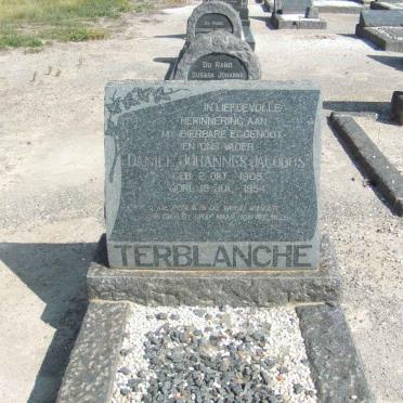 TERBLANCHE Daniel Johannes Jacobus 1905-1954