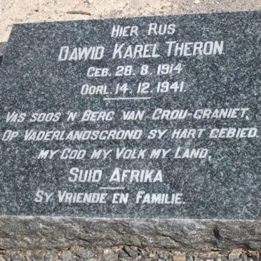 THERON Dawid Karel 1914-1941