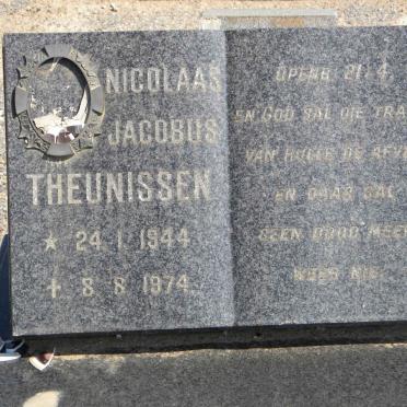 THEUNISSEN Nicolaas Jacobus 1944-1974