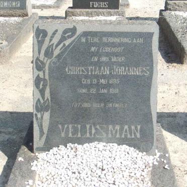 VELDSMAN Christiaan Johannes 1885-19?1