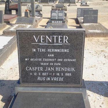 VENTER Casper Jan Hendrik 1927-1989