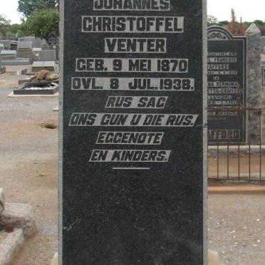 VENTER Johannes Christoffel 1870-1938 &amp; Anna Maria Magdalena COETZEE 1878-1954 :: VENTER Luzija Susanna 1924-1929