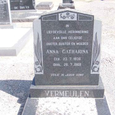 VERMEULEN Anna Catharina 1936-1968