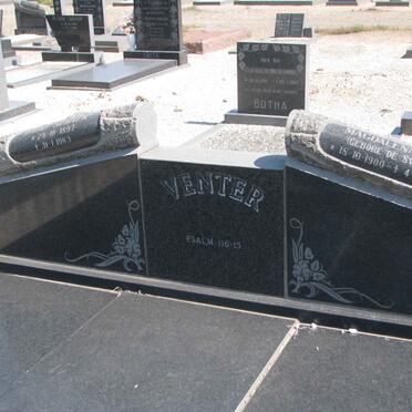 VENTER David Schalk 1897-1983 &amp; Magdalena C.H. DE SWARDT 1900-1986