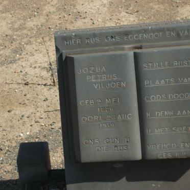 VILJOEN Jozua Petrus 1880-1940