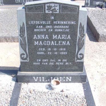VILJOEN Anna Maria Magdalena 1918-1995