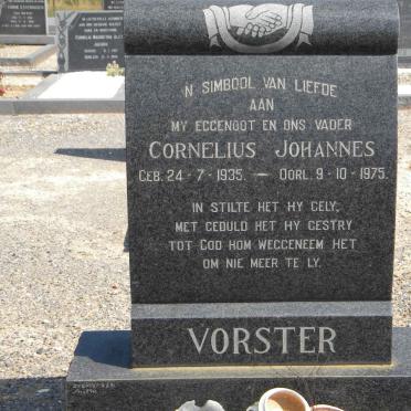 VORSTER Cornelius Johannes 1935-1975