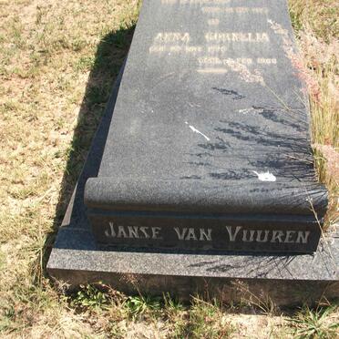 VUUREN Hendrik Gerhardus, Janse van 1867-1928 &amp; Anna Cornelia 1878-1968