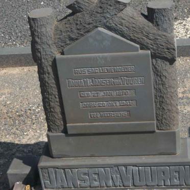 VUUREN Anna M., Jansen van 1870-1941