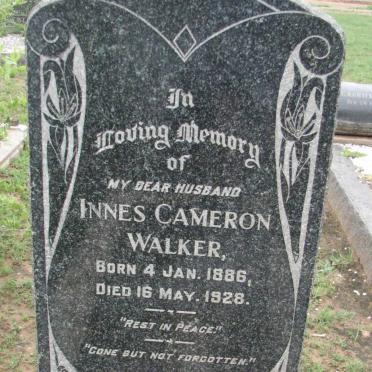 WALKER Innes Cameron 1886-1928