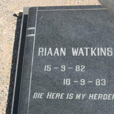 WATKINS Riaan 1982-1983