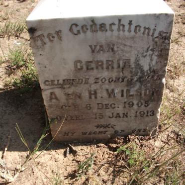 WILSON Gerrie 1905-1913