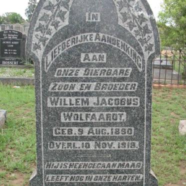 WOLFAARDT Willem Jacobus 1890-1918