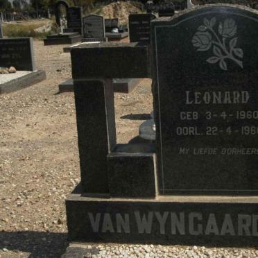 WYNGAARDT Leonard, van 1960-1960