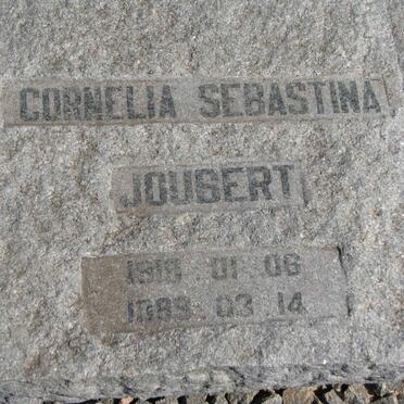ZYL Cornelia Sebastina Joubert, van 1919-1989