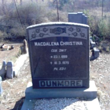 DUNMORE Magdalena Christina nee SMIT 18?9-1975