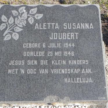 JOUBERT Aletta Susanna 1944-1946