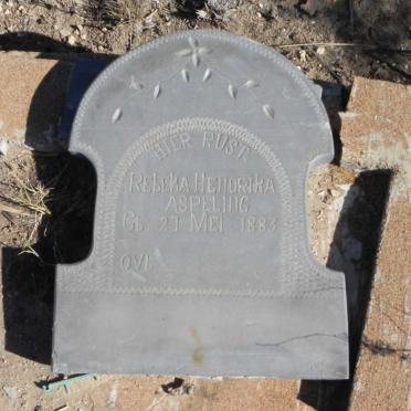 ASPELING Rebeka Hendrika 1883-