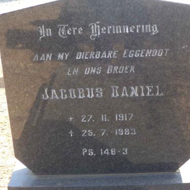 ? Jacobus Daniël 1917-1983