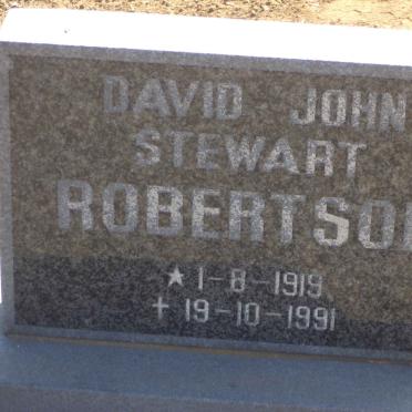 ROBERTSON David John Stewart 1919-1991