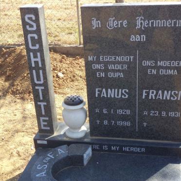 SCHUTTE A.S 1928-1998 &amp; F.A. 1931-