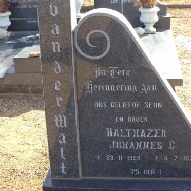 WALT Balthazer Johannes C., van der 1959-1979