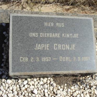 CRONJE Japie 1957-1957