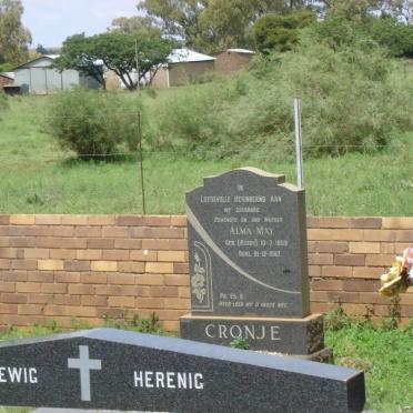 CRONJE Alma May 1909-1967